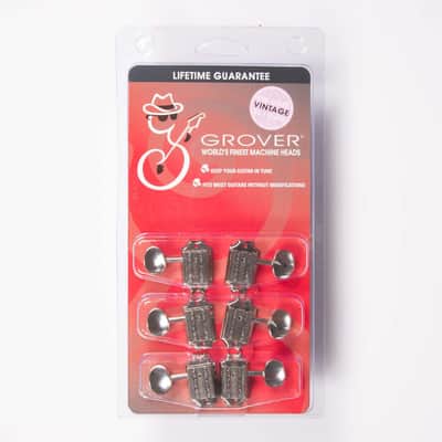 Grover 136N Vintage Deluxe SD91 Tuners 3+3 Nickel image 2