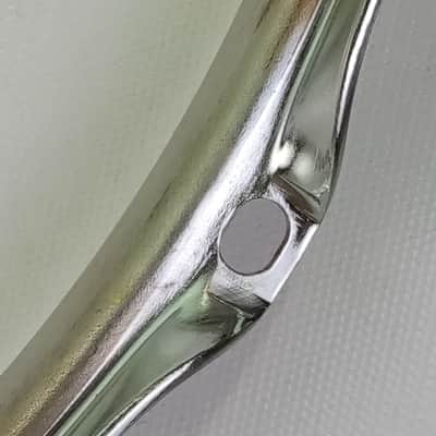 Ludwig 14"BRASS 8Lug Triple-Flange Snare/Floor Tom Drum Rim/Hoop Vintage 60s COB image 7