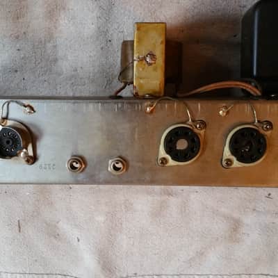Vintage 1954 Fender Tweed Deluxe Guitar Amplifier 5D3 Wide Panel image 20