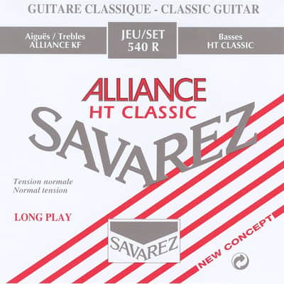 Savarez 540R Alliance HT Classic Normal Tension Classical Guitar Strings