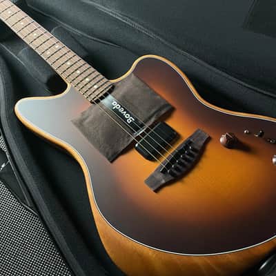 Fender Acoustasonic Player Jazzmaster, Rosewood Fingerboard- 2-Color Sunburst image 14