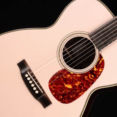 Atkin OO37 Custom - Baked Sitka Spruce & Indian Rosewood - Powder Pink image 22
