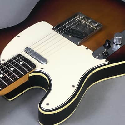 LEFTY! Vintage 1987 Fender ‘62 Reissue Double Bound 3 Tone Sunburst Custom Telecaster ‘60s Tele Rare Solid Alder Body 7.3 lb HSC image 15