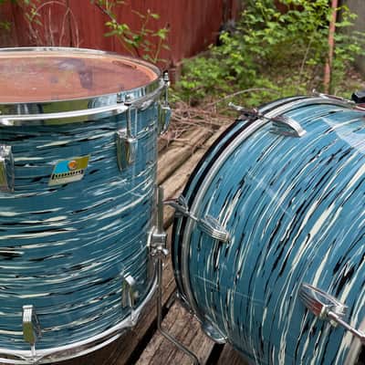 Ludwig 1970 - Blue Oyster “Bowling Ball” Pearl image 3