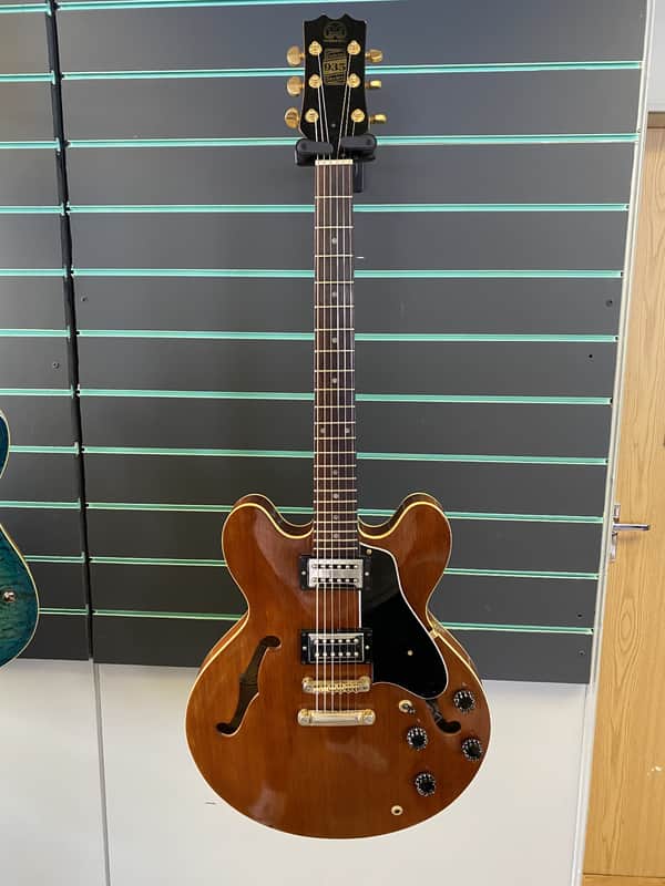 Hondo H935 Walnut Semi Hollow Electric Guitar | Reverb