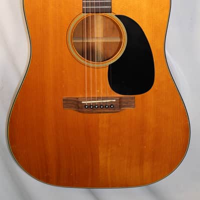 Martin D-18 Dreadnought Acoustic Guitar with original case Vintage 1970 D18 image 5