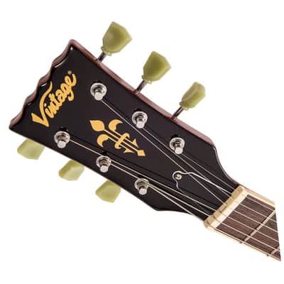 Vintage ReIssued Series V100 'Flame Top' - Flamed Ice Tea image 4