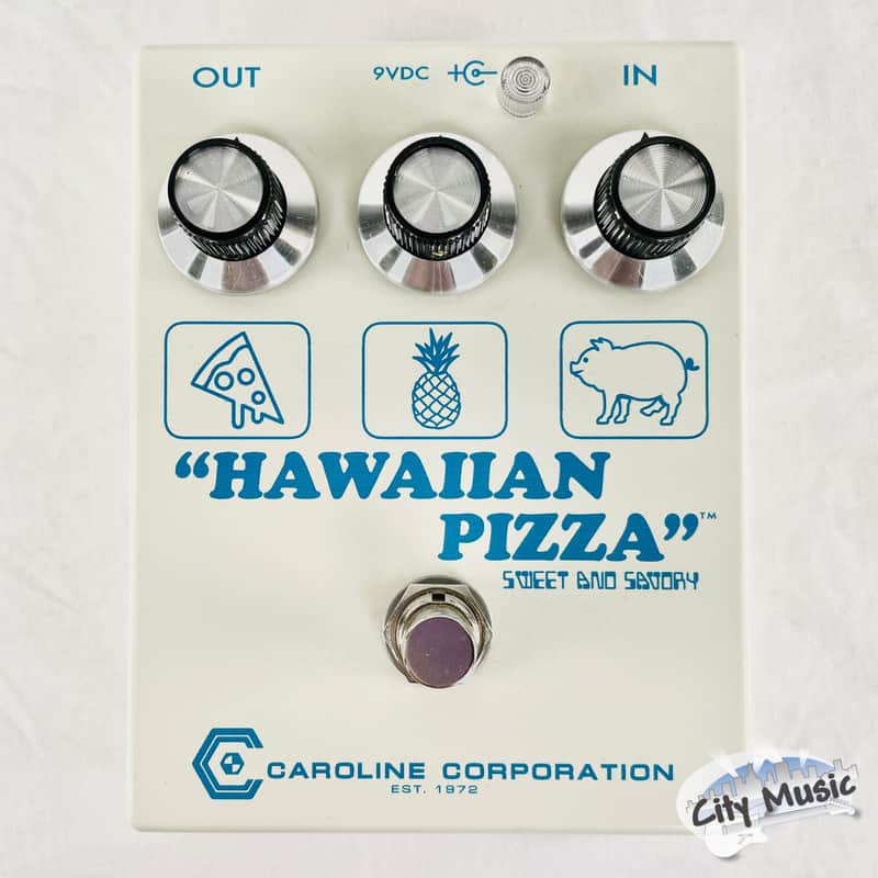 Used Caroline Guitar Company Hawaiian Pizza Fuzz Guitar Effects Pedal ♫ image 1