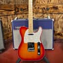 Fender American Deluxe Telecaster with Maple Fretboard 2013 - Aged Cherry Burst