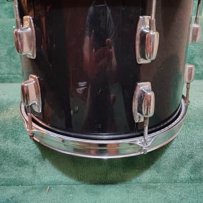 Ludwig Rockers 13"((diameter)x9" (depth) Tom 1980's - Black Wrap image 5