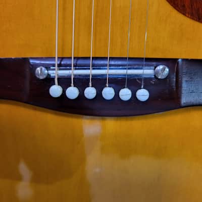 Global Vintage 1970's Global Hummingbird Jumbo Acoustic Redburst Pro Setup Original Case image 3