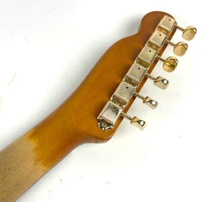 Custom Telecaster Abalone  Bound body with Spalted top. Rosewood board on Maple neck Fender Gigbag Included. image 8