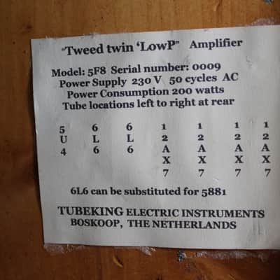 TubeKing Low Power Twin - Tweed image 7