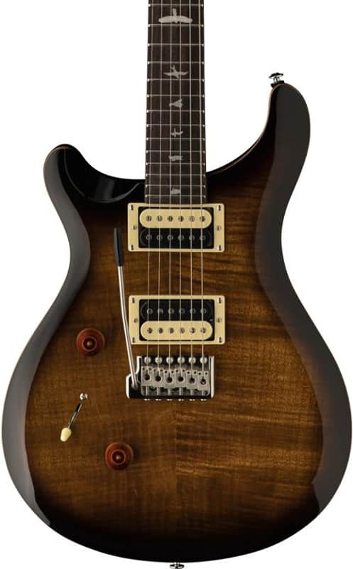 PRS SE Custom 24 Left-handed Electric Guitar - Black Gold Sunburst image 1