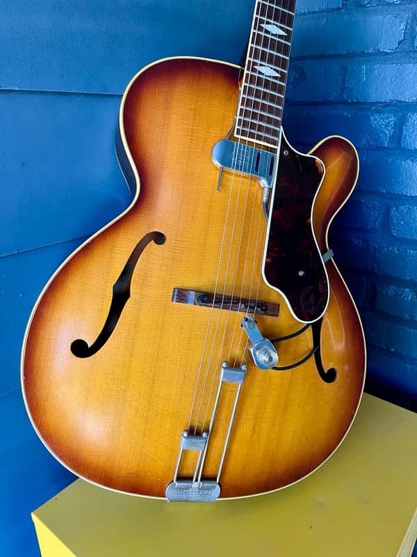 1961 Epiphone Triumph Archtop Guitar with DeArmond FHC Pickup image 1