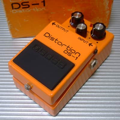 1979 8800 Rev.C Boss DS-1 Distortion w/ Original Box (Silver Screw, Black Label, Long Dash) MIJ Made in Japan image 1