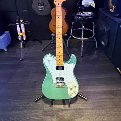 Fender American Professional II Telecaster Deluxe with Maple Fretboard 2020 - Present - Mystic Surf Green image 1