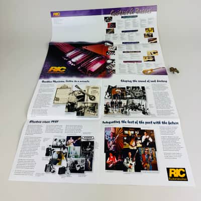 Rickenbacker Guitars & Basses Foldout Poster (c. 2002) image 4