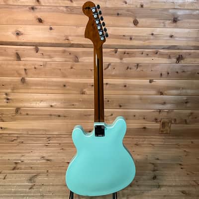 Fender Tom DeLonge Starcaster Electric Guitar - Satin Surf Green image 5