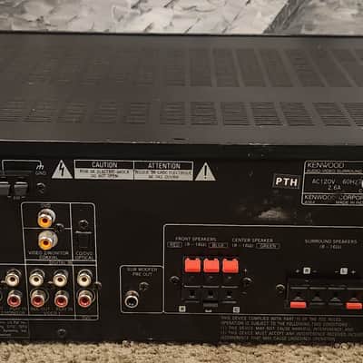 Kenwood Kenwood VR-505 A/V Receiver with Dolby Digital and DTS 90s  - Black metal cabinet image 7