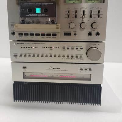 Serviced! Mitsubishi Microcomponents Stereo Set M-A01 Amplifier M-P01 Preamp M-F01 Cassette Deck And M-T01 Tuner - All Working Perfectly! image 3