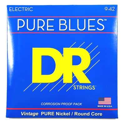 DR Guitar Strings Electric Pure Blues Vintage Pure Nickel 09-42 image 1