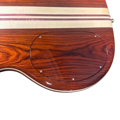 Alembic Stanley Clarke Sign Deluxe, Cocobolo / Ebony / Green and Amber LED's  9.8 LBS *IN STOCK* image 7