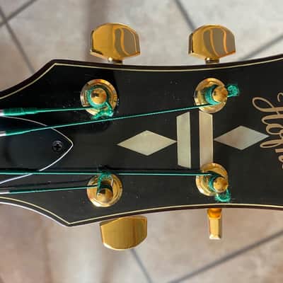 Höfner 5000/1 Deluxe Violin Bass (1994, Rare, Vintage), Blonde + Gold-Hardware + Case image 5