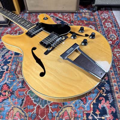Yamaha SA60 Natural Semi-Hollow 335 Style Vintage 1974 w/Case image 15