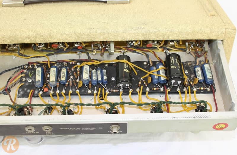 Fender Tremolux 6G9-B 30-Watt 2x10" Piggyback Guitar Amp 1960 - 1963 image 8