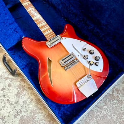 Rickenbacker 365 1966 - Fireglo original vintage USA 360 vibrato stereo image 2