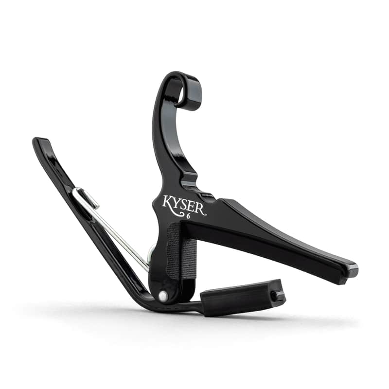 Kyser 6 String Quick-Change Capo Black image 1