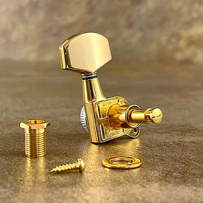 Gotoh Locking Tuners - SG381 01 - MG-T- 01 - Magnum Lock Trad -3 per side 07202GYTX image 3