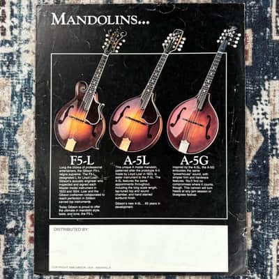 1988 Gibson The Legendary Bluegrass Banjo Collection Catalogue! E10 image 2