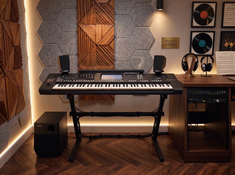 Yamaha Genos 2 76-Key Digital Arranger Workstation 2024 - Present - Black image 1
