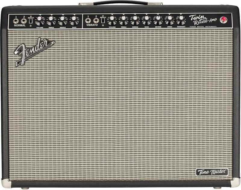 Fender Tone Master Twin Reverb 200W 2X12 Guitar Combo Amp Black image 1