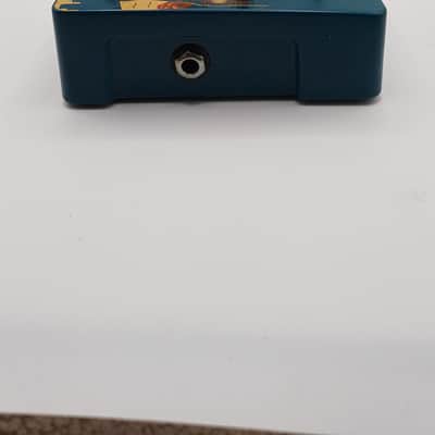 Orange Kongpressor Analog Class A Compressor Pedal 2010s - Blue/Orange Graphic image 4