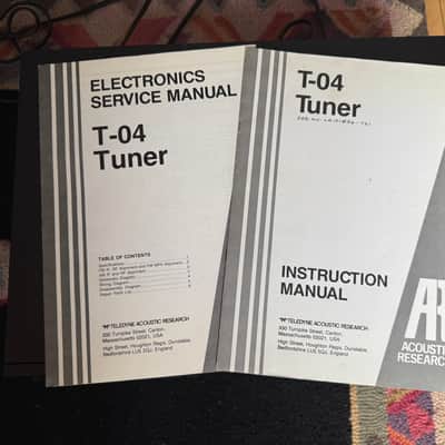 Acoustic Research C6, T4 & P10 Pre Amp, Tuner and Power Amp 1980s - Black image 19