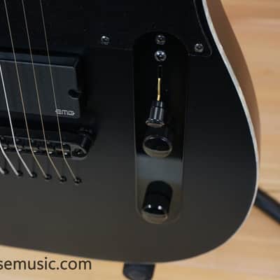 ESP E-II T-B7 Baritone - Black Satin image 9