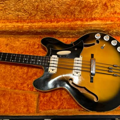 Eko Model 99 Bass 1960's  - Brownburst image 20