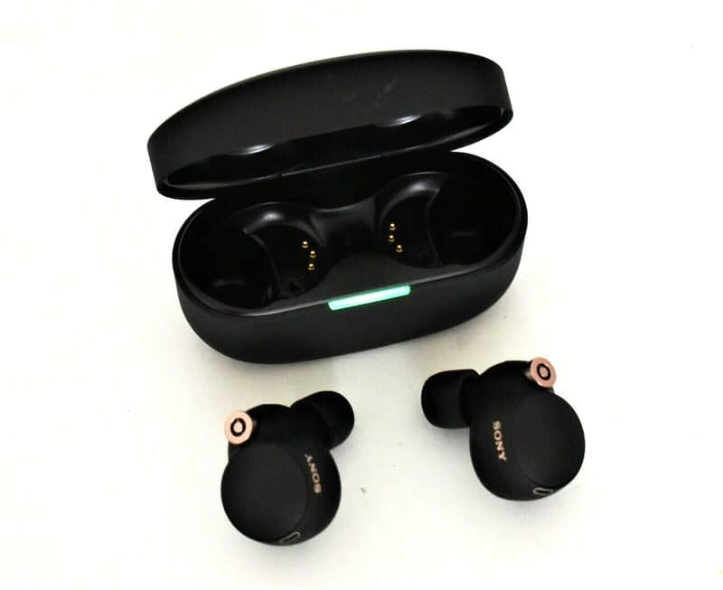 Sony WF-1000XM4 True Wireless Noise-Cancelling Headphones - Black image 1