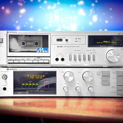 Share OPTONICA SA-5103 + RT-3300 🌈RaRe🌈 Quality Vintage Receiver & Cassette Bundle image 2