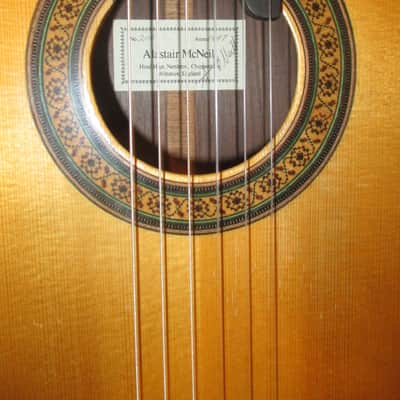 Alastair McNeil Concert Classical Guitar 1997 - Spruce Top, Indian Rosewood Back and Sides image 2