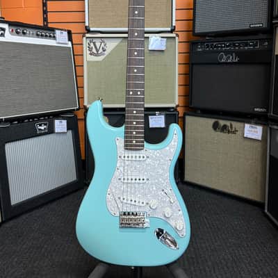 Fender Limited Edition "Cory Wong Stratocaster", Daphne Blue with Deluxe Hard Case - Open Box image 1