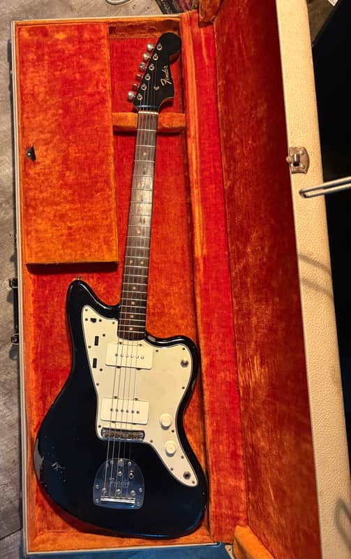 1963 Fender Jazzmaster black/matching headstock 1963 - Black