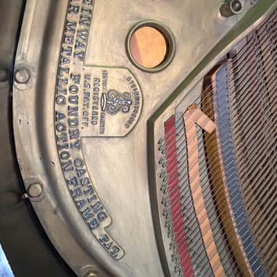 “Golden Age” 1918 Steinway & Sons M - Satin Mahogany (aged, patina) image 6