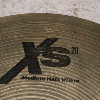 Sabian 14" XS20 Medium Hi-Hat Cymbals (Pair) image 9