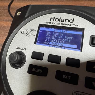 Roland TD-11 V-Drum Module w/Mount, Clamp, VEX, Wiring Harness, & Power -A1C9851 image 18