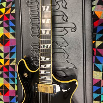 MINTY! Schecter Tempest Custom 2010 Gloss Black Gold Hardware 🏅🏅 image 7