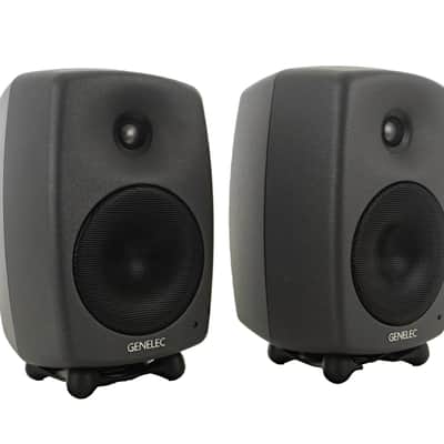Genelec 8330APM 5" Studio Monitor Pair Dark Grey image 3